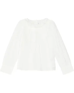 Janie and Jack White Blouse (Toddler/Little Kid/Big Kid) | Shirts & Tops