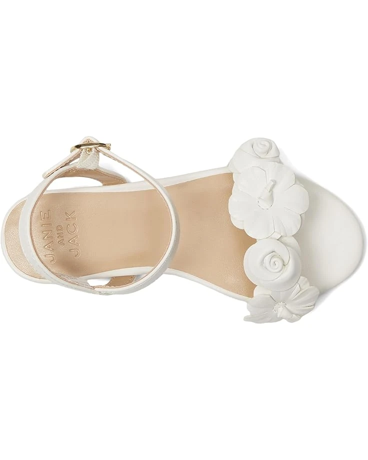 Janie and Jack Flower Sandal (Toddler/Little Kid/Big Kid) | Sandals 2 Janie and Jack Flower Sandal (Toddler/Little Kid/Big Kid) | Sandals - Image 2