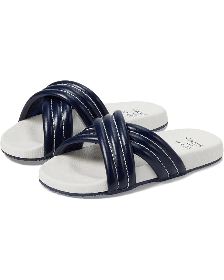 Janie and Jack Stripe Pool Slide (Toddler/Little Kid/Big Kid) | Sandals 1 Janie and Jack Stripe Pool Slide (Toddler/Little Kid/Big Kid) | Sandals