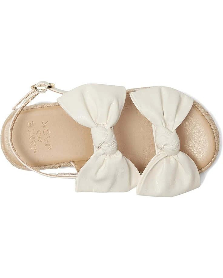 Janie and Jack Bow Espadrille Sandal (toddler/Little Kid/Big Kid) | Sandals 2 Janie and Jack Bow Espadrille Sandal (toddler/Little Kid/Big Kid) | Sandals - Image 2