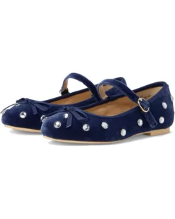 Janie and Jack Velvet Jewel Flat (Toddler/Little Kids/Big Kids) | Sandals