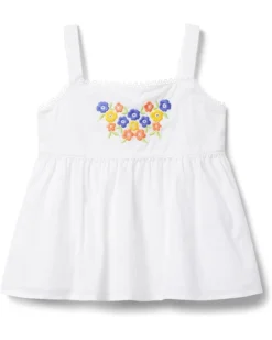 Janie and Jack Embroidered Blouse (Toddler/Little Kids/Big Kids) | Shirts & Tops