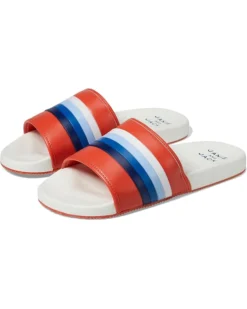 Janie and Jack Boys Stripe Pool Slide (Toddler/Little Kid/Big Kid) | Sandals