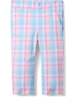Janie and Jack Madras Plaid Cropped Pants (Toddler/Little Kid/Big Kid)