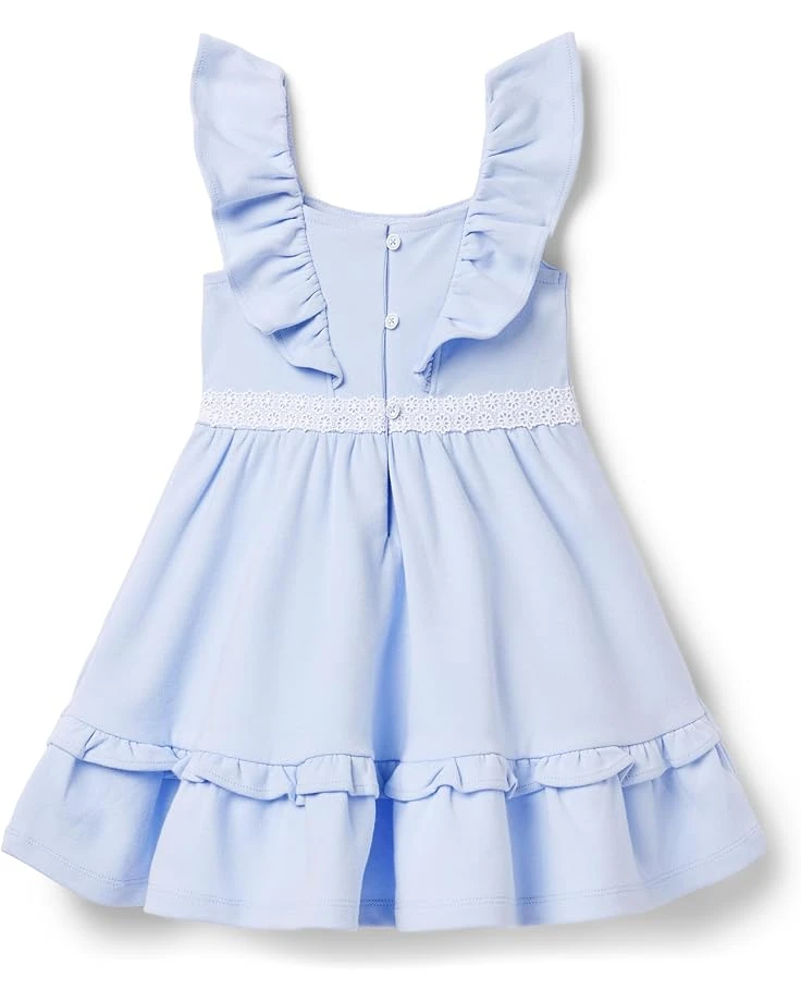 Janie and Jack Daisy Trim Ponte Dress (Toddler/Little Kids/Big Kids) | Dresses 2 Janie and Jack Daisy Trim Ponte Dress (Toddler/Little Kids/Big Kids) | Dresses - Image 2