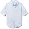 Janie and Jack Gingham Roll Up Shirt (Toddler/Little Kids/Big Kids) | Shirts & Tops