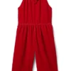 Janie and Jack Velour Romper (Toddler/Little Kids/Big Kids) | Jumpsuits & Rompers