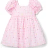 Janie and Jack Girls Pink Gingham Dress (Toddler/Little Kid/Big Kid) | Dresses