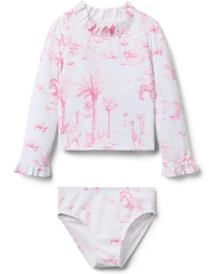 Janie and Jack Animal Print Rashguard Swim (toddler/Little Kid/Big Kid) | Swimwear