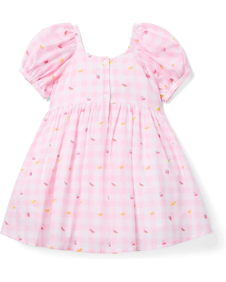 Janie and Jack Girls Pink Gingham Dress (Toddler/Little Kid/Big Kid) | Dresses 2 Janie and Jack Girls Pink Gingham Dress (Toddler/Little Kid/Big Kid) | Dresses - Image 2