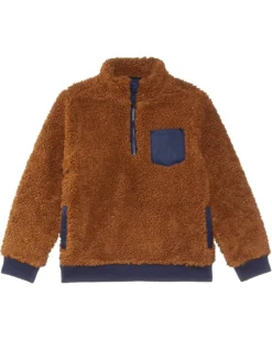 Janie and Jack Sherpa Pullover (Toddler/Little Kids/Big Kids) | Coats & Outerwear