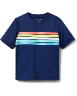 Janie and Jack Stripe Rashguard (toddler/Little Kid/Big Kid) | Swimwear