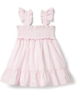 Janie and Jack Smocked Seersucker Dress (Toddler/Little Kids/Big Kids) | Dresses