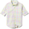 Janie and Jack Gingham Button Down Shirt (Toddler/Little Kids/Big Kids) | Shirts & Tops