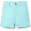 Janie and Jack Boys Linen Flat Front Short (Toddler/Little Kid/Big Kid) | Shorts