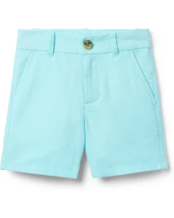 Janie and Jack Boys Linen Flat Front Short (Toddler/Little Kid/Big Kid) | Shorts