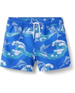 Janie and Jack Printed Swim Shorts (Toddler/Little Kid/Big Kid)