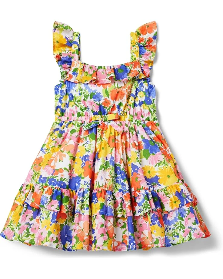 Janie and Jack Floral Dress (Toddler/Little Kids/Big Kids) | Dresses 1 Janie and Jack Floral Dress (Toddler/Little Kids/Big Kids) | Dresses