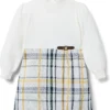 Janie and Jack Plaid Sweater Dress (Toddler/Little Kids/Big Kids) | Dresses