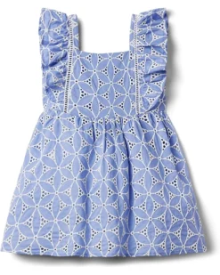 Janie and Jack Eyelet Dress (Toddler/Little Kids/Big Kids) | Dresses