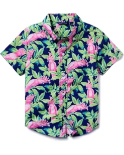 Janie and Jack Boys Bird Print Top (Toddler/Little Kid/Big Kid) | Shirts & Tops