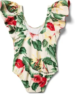 Janie and Jack Girls Bold Floral Onepiece Swim (Toddler/Little Kid/Big Kid) | Swimwear -Mama Baby Clothes 81A4p7P8KBL. AC SR736920