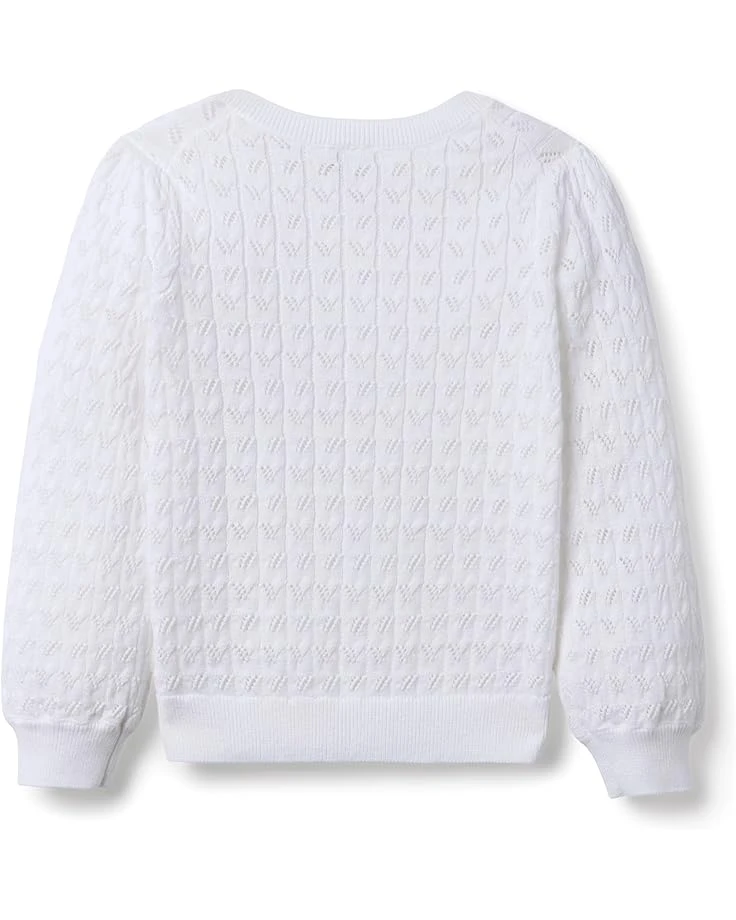 Janie and Jack Pointelle Cardigan (toddler/Little Kid/Big Kid) | Sweaters 2 Janie and Jack Pointelle Cardigan (toddler/Little Kid/Big Kid) | Sweaters - Image 2