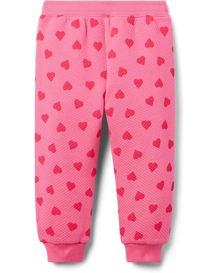 Janie and Jack Heart Embossed Joggers (Toddler/Little Kid/Big Kid) | Pants 2 Janie and Jack Heart Embossed Joggers (Toddler/Little Kid/Big Kid) | Pants - Image 2