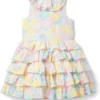Janie and Jack Tiered Floral Dress (Toddler/Little Kids/Big Kids) | Dresses