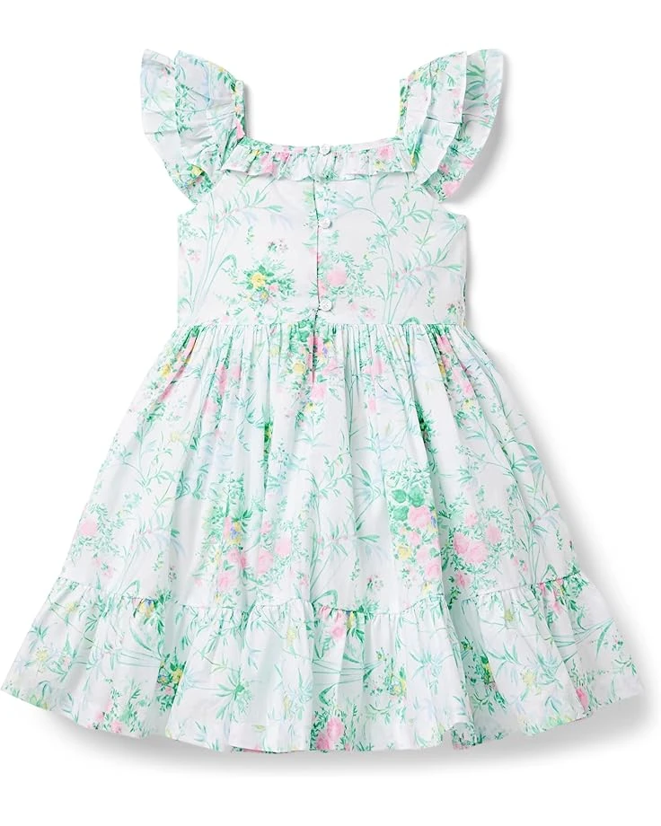Janie and Jack White Floral Dress (Toddler/Little Kids/Big Kids) | Dresses 2 Janie and Jack White Floral Dress (Toddler/Little Kids/Big Kids) | Dresses - Image 2