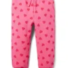 Janie and Jack Heart Embossed Joggers (Toddler/Little Kid/Big Kid) | Pants