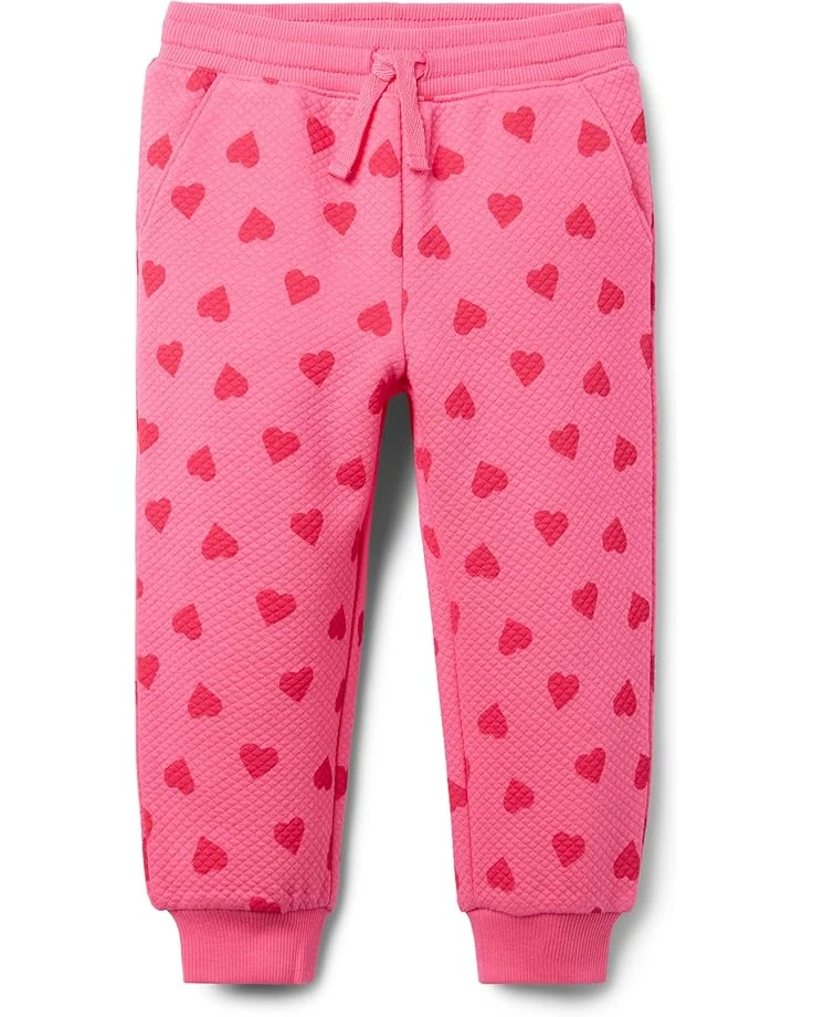 Janie and Jack Heart Embossed Joggers (Toddler/Little Kid/Big Kid) | Pants 1 Janie and Jack Heart Embossed Joggers (Toddler/Little Kid/Big Kid) | Pants