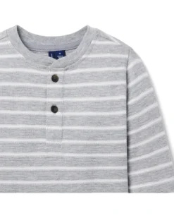 Janie and Jack Stripe Henley (Toddler/Little Kids/Big Kids) | Shirts & Tops -Mama Baby Clothes 81KK7b3TvVL. AC SR736920