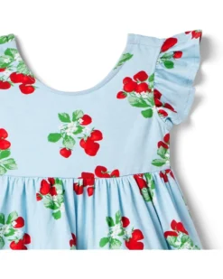 Janie and Jack Strawberry Dress (Toddler/Little Kids/Big Kids) | Dresses -Mama Baby Clothes 81KlT iMvOL. AC SR736920
