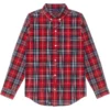 Janie and Jack Plaid Button-Down Top (Toddler/Little Kid/Big Kid) | Shirts & Tops