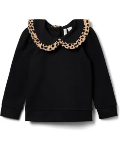 Janie and Jack Animal Collar Sweatshirt (Toddler/Little Kids/Big Kids) | Hoodies & Sweatshirts