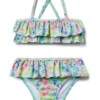Janie and Jack Flower Print Two Piece Swimsuit (Toddler/Little Kids/Big Kids) | Swimwear