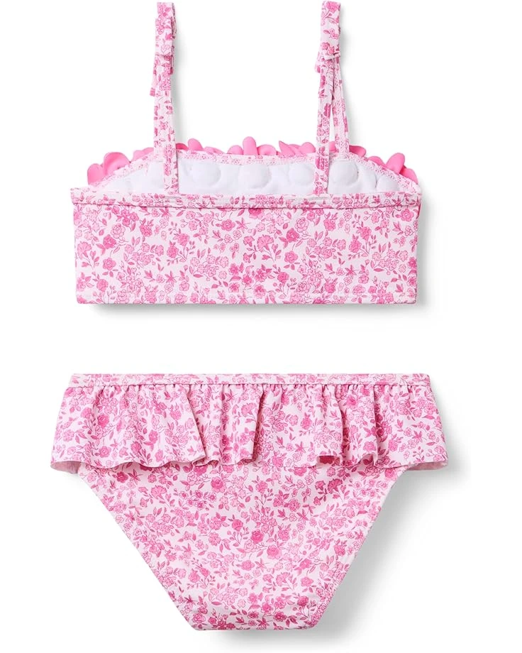 Janie and Jack Flower Two Piece Swim (Toddler/Little Kid/Big Kid) | Swimwear 2 Janie and Jack Flower Two Piece Swim (Toddler/Little Kid/Big Kid) | Swimwear - Image 2