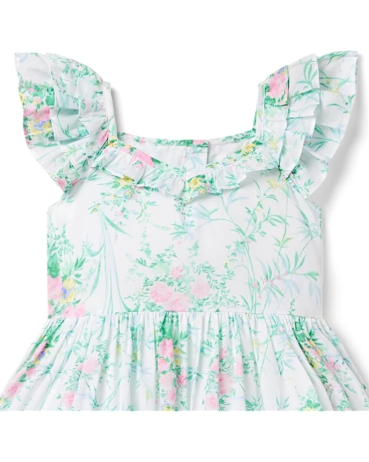 Janie and Jack White Floral Dress (Toddler/Little Kids/Big Kids) | Dresses 3 Janie and Jack White Floral Dress (Toddler/Little Kids/Big Kids) | Dresses - Image 3