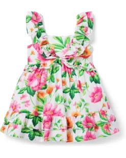 Janie and Jack Girls Multi Floral Dress (Toddler/Little Kid/Big Kid) | Dresses