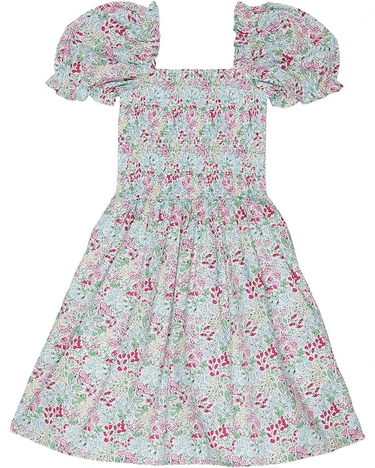 Janie and Jack Puff Sleeve Dress (Big Kids) | Dresses 1 Janie and Jack Puff Sleeve Dress (Big Kids) | Dresses