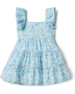 Janie and Jack Ditsy Floral Dress (Toddler/Little Kids/Big Kids) | Dresses