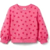 Janie and Jack Heart Embossed Pullover (Toddler/Little Kid/Big Kid) | Sweaters