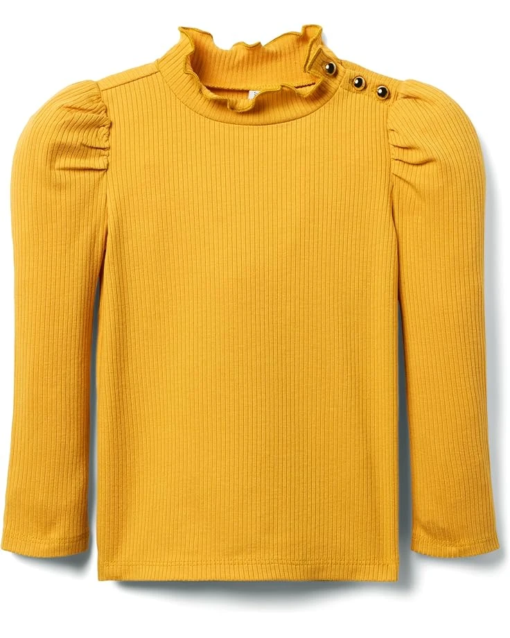 Janie and Jack Mock Neck Top (Toddler/Little Kid/Big Kid) | Shirts & Tops 1 Janie and Jack Mock Neck Top (Toddler/Little Kid/Big Kid) | Shirts & Tops