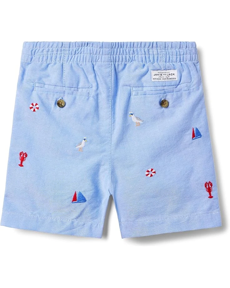 Janie and Jack Embroidered Short (Toddler/Little Kids/Big Kids) | Shorts 2 Janie and Jack Embroidered Short (Toddler/Little Kids/Big Kids) | Shorts - Image 2