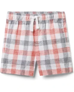 Janie and Jack Boys Pull On Linen Short (Toddler/Little Kid/Big Kid) | Shorts