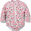Janie and Jack Baby Girls Floral Rashguard Swim (Infant) | Swimwear