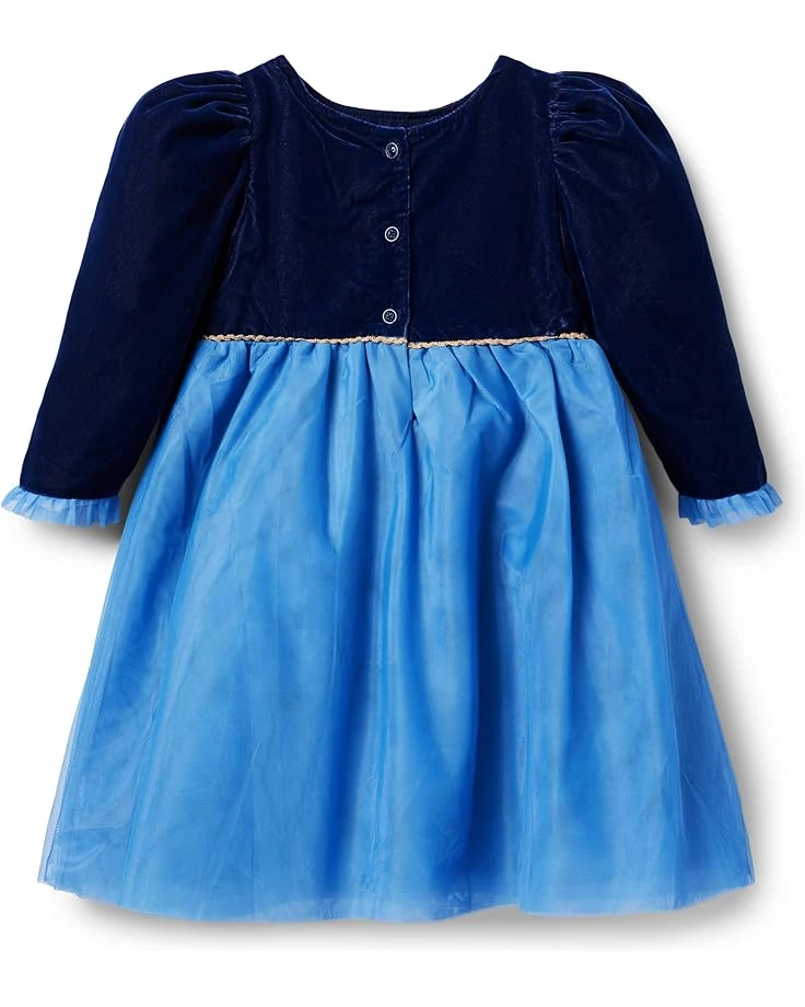 Janie and Jack Frozen Velvet Dress (Toddler/Little Kid/Big Kid) | Dresses 2 Janie and Jack Frozen Velvet Dress (Toddler/Little Kid/Big Kid) | Dresses - Image 2