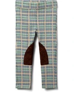 Janie and Jack Plaid Riding Pant (Toddler/Little Kids/Big Kids) | Pants
