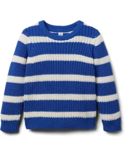 Janie and Jack Stripe Crewneck (Toddler/Little Kid/Big Kid) | Sweaters